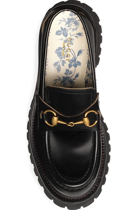 gucci platform fringe loafers|gucci harald horsebit platform loafer.